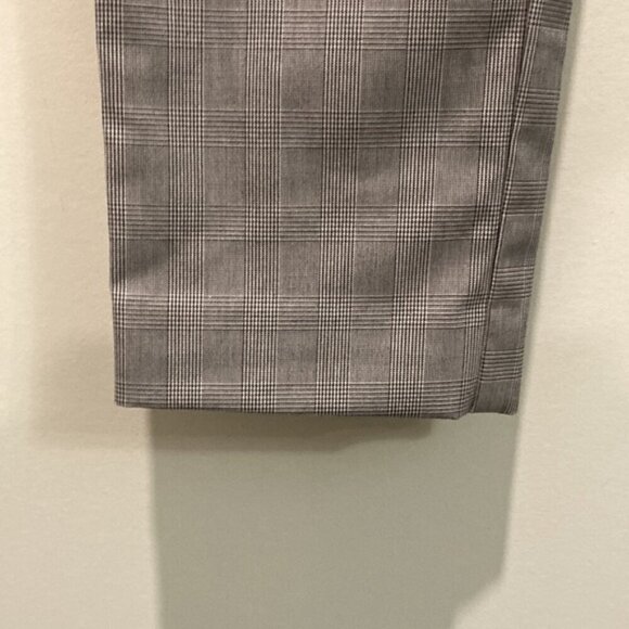 Zara Grey Plaid Ankle Pants - Picture 10 of 13